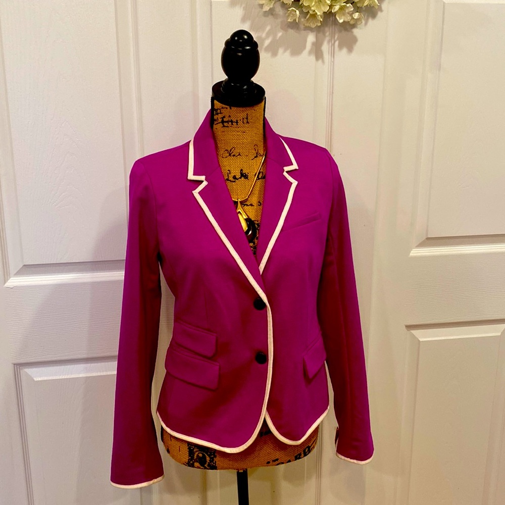 Beautiful Fuchsia Gap Academy Blazer NWT
